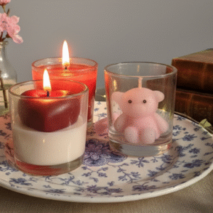 Glass Gel Wax Candles