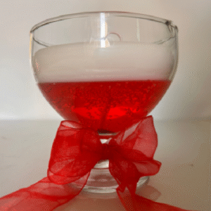 Wine Glass Mist Gel Wax Candle
