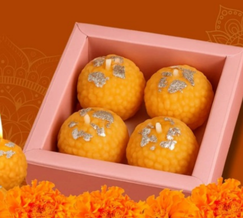 Ladoo Candle Set (Set of 4) - Image 2